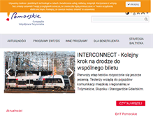 Tablet Screenshot of ewt.pomorskie.eu