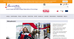 Desktop Screenshot of pomorskie.eu